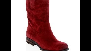 Naturalizer quotBashaquot Suede Slouchy Western Boot [upl. by Junina]