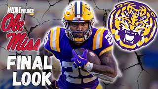 LSU vs Ole Miss Final Look  Can The Tigers Run The Ball On The Rebels Dominant Defense [upl. by Olag]