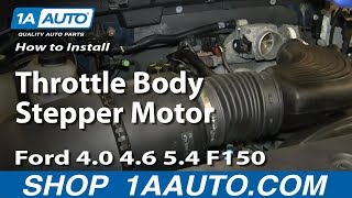 How to Replace Throttle Body Motor 0406 Ford F150 Truck [upl. by Genni865]