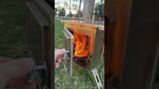 Winnerwell Nomad Stove camping [upl. by Drandell]