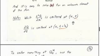 24 Finite Differencing Star Heat Flow Implicit Tridiagonal Solver [upl. by Asilrahc]