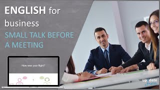 English for Business 🗨️💬 Small Talk Before a Meeting  Speaking Practice  Shadowing and Roleplay [upl. by Airetal]