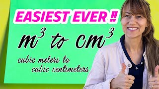 Convert m3 to cm3 Fast  Cubic Meters to Cubic Centimeters [upl. by Ianej]