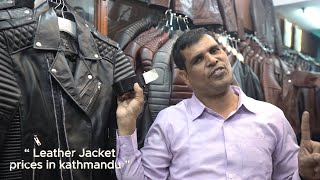 LEATHER JACKET quot Price Hunt  Near Thamel  Very Good [upl. by Adias515]