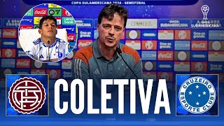 COLETIVA COM FERNANDO DINIZ AO VIVO LANÚS X CRUZEIRO  SEMIFINAL SULAMERICANA 2024 [upl. by Adao]