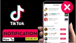 How To Disable Comments Like and Mention Notification On TikTok App [upl. by Evante]