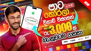 363win sinhala  363winco  පාට තෝරලා රු3000 ක් හොයපු විදිහ  e money sinhala  make money online [upl. by Eicam]