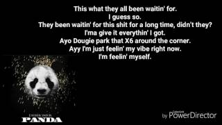 Desiigner  Panda Lyrics [upl. by Erdnaet]