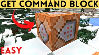 How to Get Command Block in Minecraft  Spawn Minecraft Command Blocks [upl. by Weibel516]