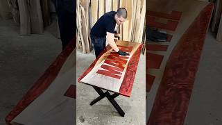 Love Marvel  Resin art  Epoxy resin furniture yt wood epoxyresin homedecor [upl. by Hagar]