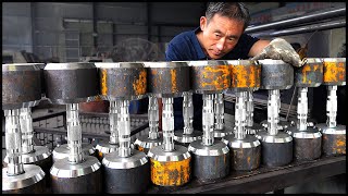 Mass Dumbbells Production Process Amazing Dumbbell Factory [upl. by Parnell]