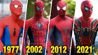 Evolution of SpiderMan in Movies amp TV 19772021 [upl. by Notlehs]