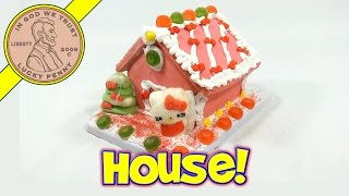 DIY Hello Kitty Holiday Cookie House Kit Sanrio Review [upl. by Kingsley]