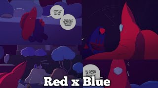 Among Us Red x Blue Episode 1  Comic Dub [upl. by Daub918]