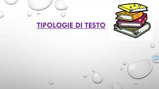 Tipologie di testo [upl. by Brenn]