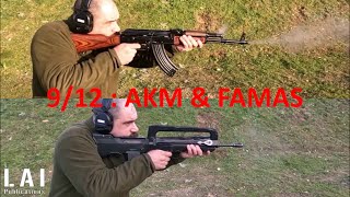 AKM amp FAMAS Shooting behaviour Part 2 0912 [upl. by Alba763]