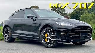 Aston Martin DBX 707 307kmh REVIEW on AUTOBAHN [upl. by Ensoll562]