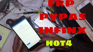 تخطي حساب كوكل بعد الفرمات في تواني infinix hot 4 pro frp bypass [upl. by Annairdua]