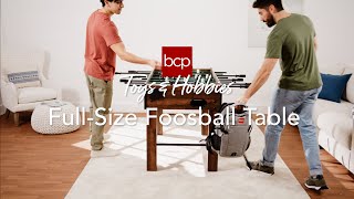 Best Choice Large Foosball Table—Classic Competition [upl. by Molahs]