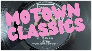 Classic Retro Motown Vinyl Diana Ross  All Of My Life 70s Music Tamla Motown Vintage MotownSoul [upl. by Ecilayram]