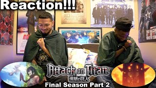 ATTACK ON TITAN  THE FINAL CHAPTERS PART 2 REACTION [upl. by Ahseyd]