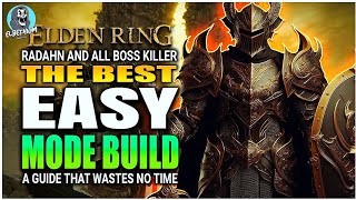 BEST EASY MODE For Radahn Promised Consort And All Bosses BUILD  Elden Ring DLC [upl. by Loralie537]