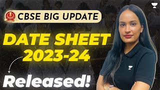 🔴 CBSE Big Update 🔥😨  Date Sheet 202324 Released 🔥  Class 12  Shivani Sharma [upl. by Sldney]