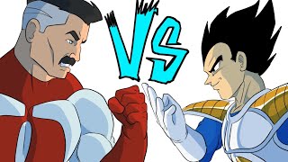 OmniMan vs Vegeta  Fan Animation  Dragon Ball Z vs Invincible [upl. by Cud]