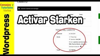 Cómo activar Starken en el Wordpress con Woocommerce [upl. by Anyalram]