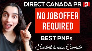 Direct Canada PR Options  SINP  Saskatchewan Canada 🇨🇦 [upl. by Hnad]