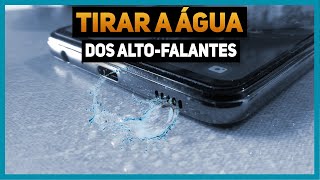 🔸 Como tirar a água dos altofalantes do seu celular ⁞ áudio falhando  PT  BR [upl. by Lillie]