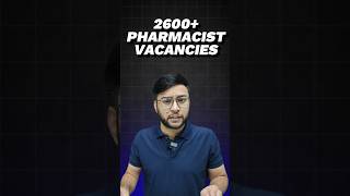 📗2600 Pharmacist Vacancy 🛑pharmacist druginspector pharmacy [upl. by Siegfried]