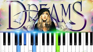 Fleetwood Mac  Dreams  Piano Tutorial [upl. by Tade899]