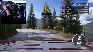 Rally Chile  Citroen C3 Rally2  EA WRC wheel sim gameplay [upl. by Nomsed141]