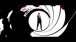 Pierce Brosnan in SPECTRE Gunbarrel [upl. by Aihsatsan231]