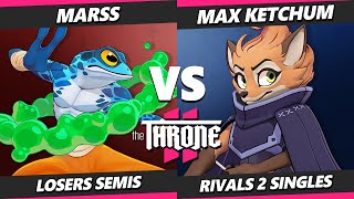 The Throne 2 LOSERS SEMIS  Marss Ranno Vs Max Ketchum Fleet Rivals of Aether 2  RoA2 [upl. by Ailemaj384]