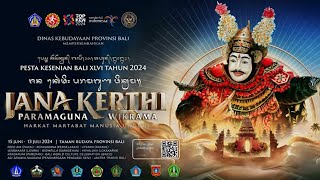 🔴 LIVE PEMBUKAAN PESTA KESENIAN BALI PKB XLVI TAHUN 2024 [upl. by Moshell]