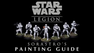 Star Wars Legion Painting Guide Ep4 Stormtroopers [upl. by Pytlik957]