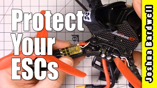 How To Protect Quadcopter ESCs Mounted On Quadcopter Arms [upl. by Upshaw]