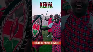 KENYA dancing team wins OOREDOO MARATHON 2023 short [upl. by Kandy413]