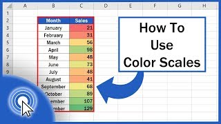 How to Use Color Scales in Excel Conditional Formatting [upl. by Roslyn]