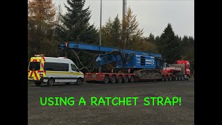 HOW TO SECURE A LOAD  RATCHET STRAP EDITION [upl. by Snell409]