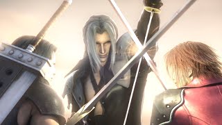 【PS5】セフィロス vs ジェネシス vs アンジール CCFF7Rリユニオン  Sephiroth vs Genesis vs Angeal [upl. by Moselle]