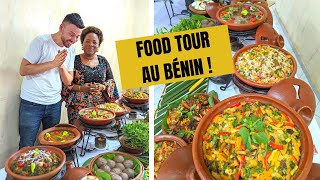 Elle me fait un GROS BUFFET à VOLONTÉ au BÉNIN  Food Tour à Cotonou  VLOG 1272 [upl. by Ozzy]