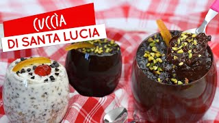 Cuccia di Santa Lucia in 2 versioni ricetta siciliana del 13 dicembre [upl. by Alidia988]