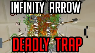 Minecraft DEADLY Infinity Arrow Trap [upl. by Bensky]