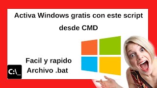 🔴 Activar windows 10 ✅ con CMD facil Cualquier versión 2020 [upl. by Rufford]