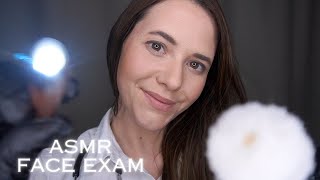 ASMR Dr Whispers FACE EXAM 🖤🔦 super beruhigend [upl. by Dewees756]