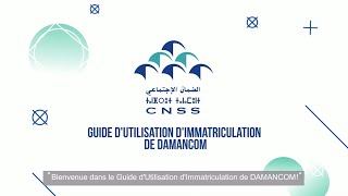 Nouveau DAMANCOM  Guide d’Utilisation d’Immatriculation [upl. by Ut]