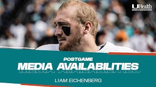 Liam Eichenberg meets with the media  Miami Dolphins [upl. by Martie]